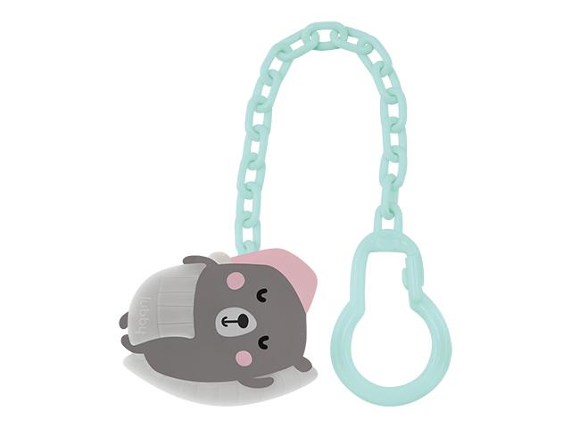 клипса д/пустышки медведь лабби(28404)