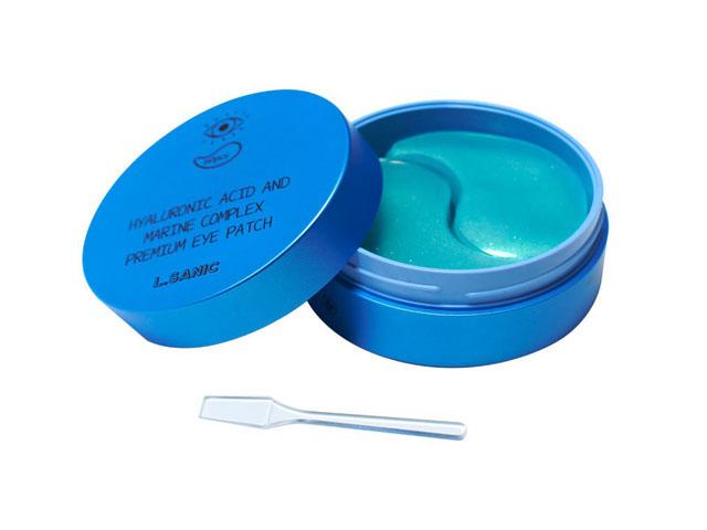 *l.sanic гидрогелевые патчи д/области вокруг глаз с гиалурон.к-той и экстр.-м водорослей №60. 804043