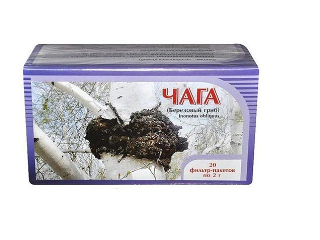 чага березовый гриб 1,5г. №20 пак.
