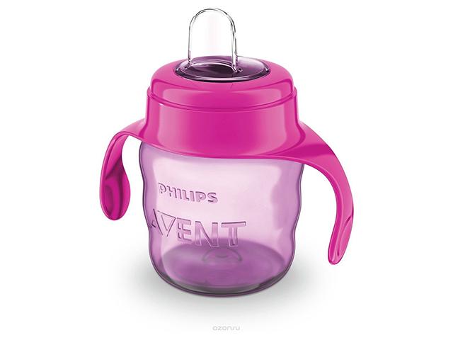 авент поильник чашка 200мл.роз. 6+ /арт.551/03/ [avent]