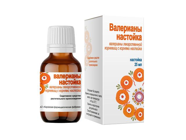 валерианы настойка 25мл. /кировская/