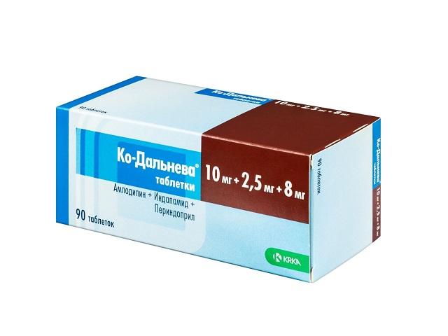 ко-дальнева 10мг+2,5мг.+8мг. №90 таб. 2376