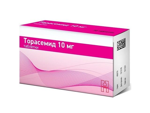 торасемид 10мг. №30 таб. /макиз фарма/