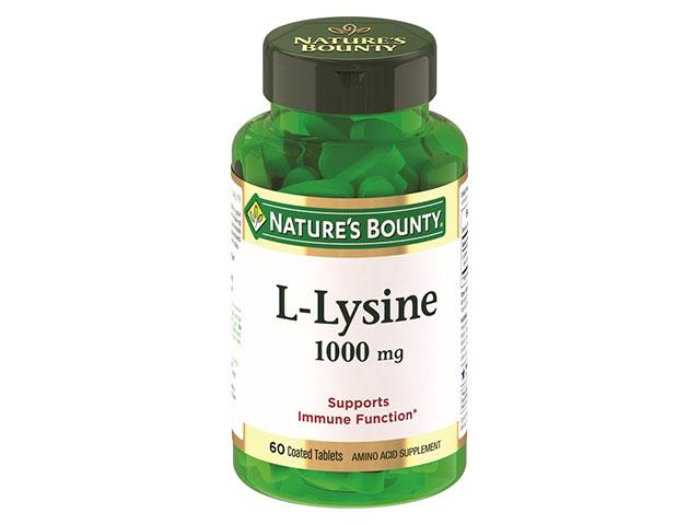 нейчес баунти l-лизин 1000мг. №60 [nature's bounty]