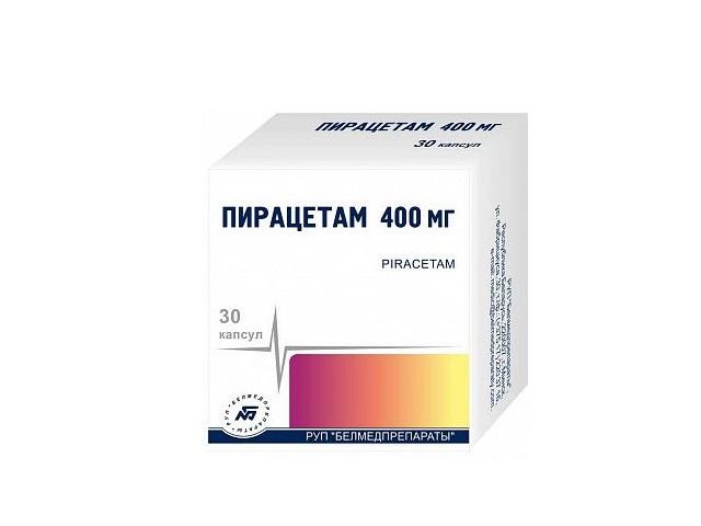 пирацетам  400мг. №30 капс. /белмедпрепараты/ 1883