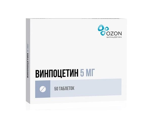 винпоцетин 5мг. №50 таб. /озон/
