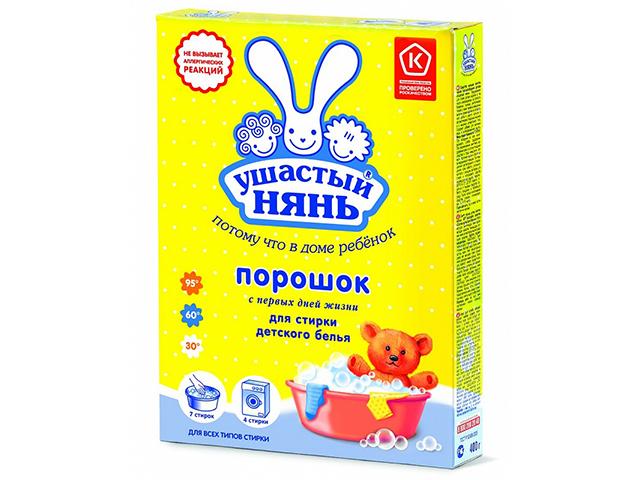 ушастый нянь порошок д/всех видов стирок 400г.