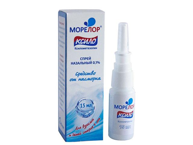 морелор ксило, спрей назальный, 0,1%, 15 мл. 4181