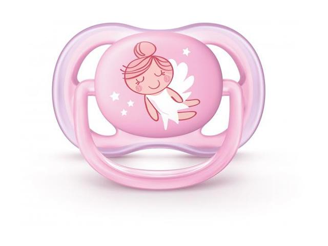 авент пустышка ультра аир ортодонт. силик. 0-6 мес. д/дев. №1 /арт.545/10/ [avent]