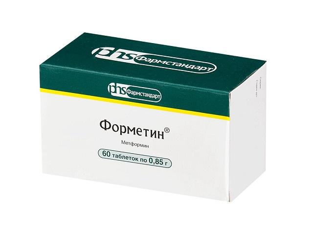 форметин 850мг. №60 таб.