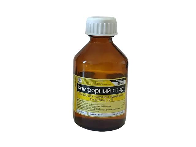 камфорный спирт 10% 40мл. /флора кавказа/ 2280