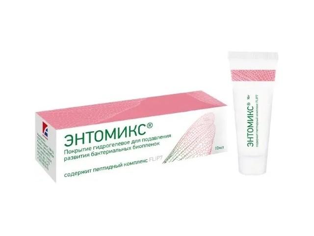 энтомикс покрытие гидрогелевое для подавления развития бактериальных биопленок 10мл