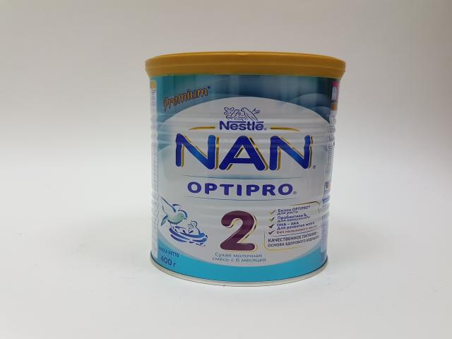 нан-2 смесь молочная 400г. (оптипро) 6+мес. [nan]