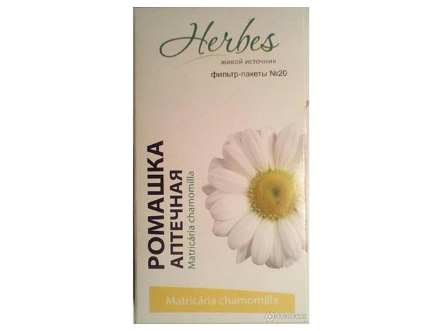 ромашка цветки ф/п 1,5г. №20  /хербес/