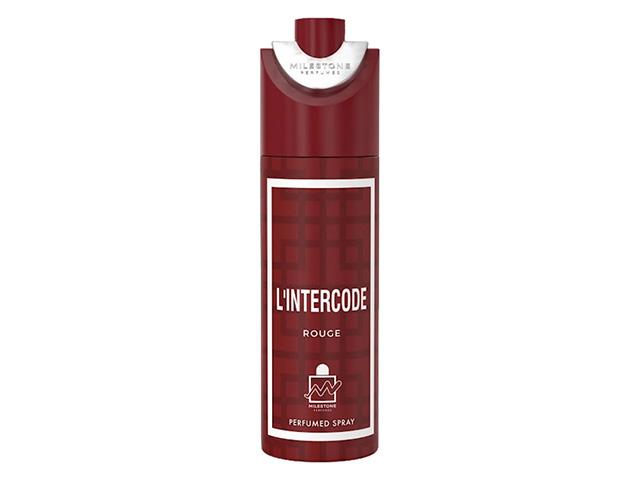 milestone дезодорант-спрей жен. l'intercode rouge 200ml