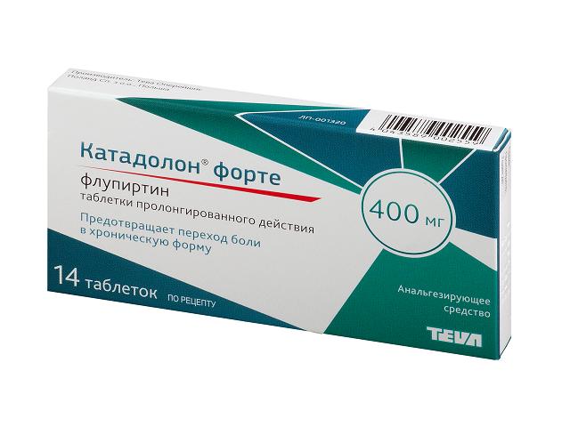 катадолон форте 400мг. №14 таб. пролонг.
