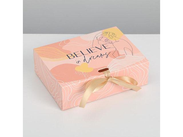 *коробка складная подарочная "dreams" ,16.5  х 12.5 х 5 см 6912581