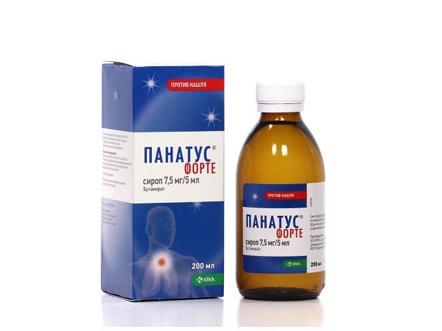 панатус форте 7,5мг./5мл. 200мл. сироп фл. 0371
