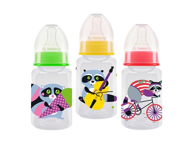 курносики бутылка 125мл. силик. соска /арт.11001/