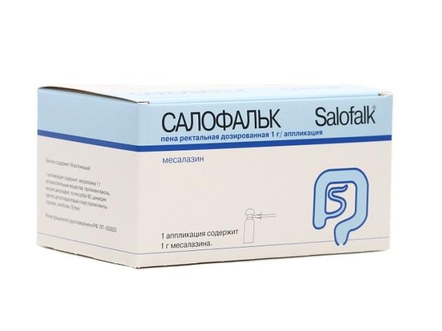 салофальк 1г. пена рект. балл. с аппл. 5078