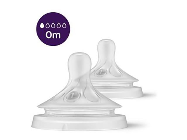 авент соска медленный поток natural response (0+) силикон scy961/02 №2 [avent]