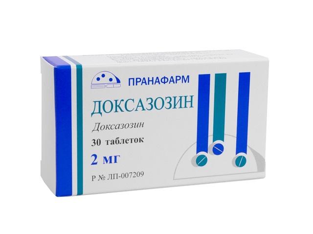 доксазозин 2мг. №30 таб. 0579