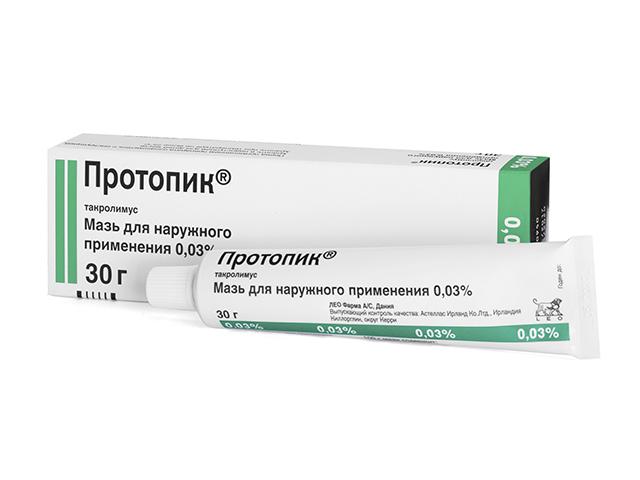 протопик 0,03% 30г. мазь