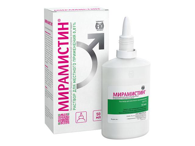 мирамистин 0,01% 50мл. фл. урологич. апликатор с насадкой гинекол. 0057