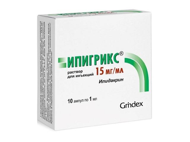 ипигрикс 15мг/мл. 1мл. №10 р-р д/в/в, подкожн. введ. 5149