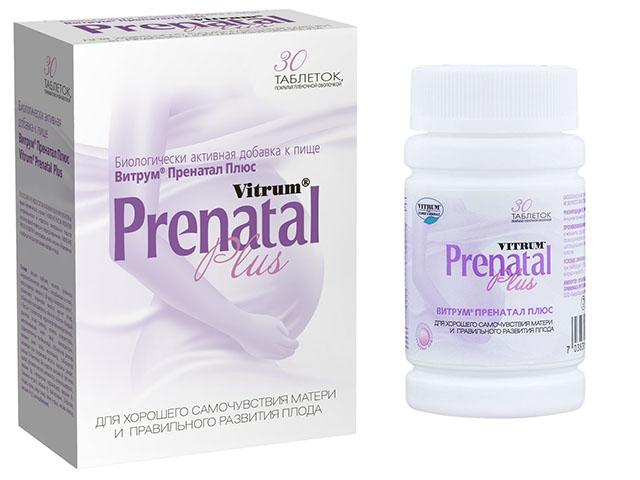 витрум пренатал плюс №30 таб.