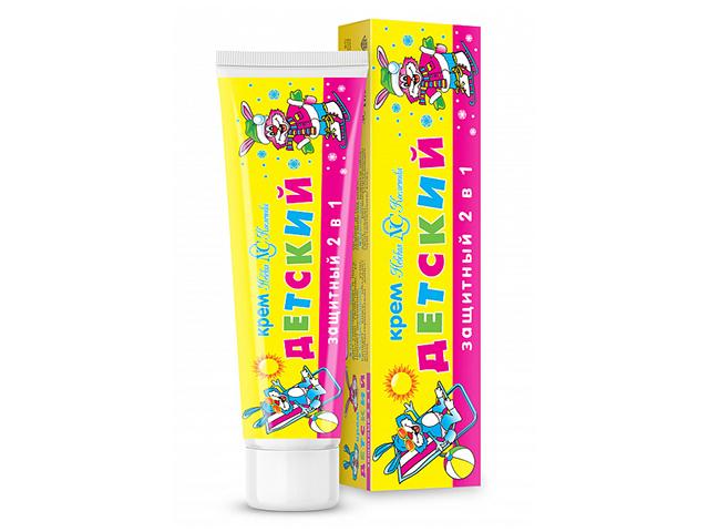 крем детский защитный 2в1 40мл. /нк/невская косметика/