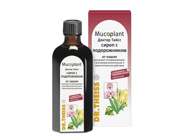 д.тайсс сироп от кашля с подорожником 250мл. 3417