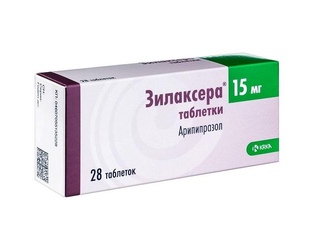 зилаксера 15мг. №28 таб. /krka/ 5228