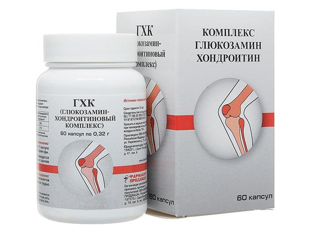 гхк №60 капс. глюкозамин хондроитин комплекс