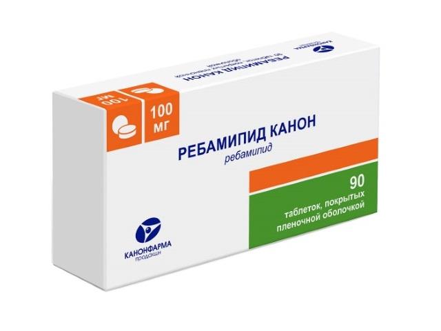 ребамипид канон 100мг.№90 таб. 3843