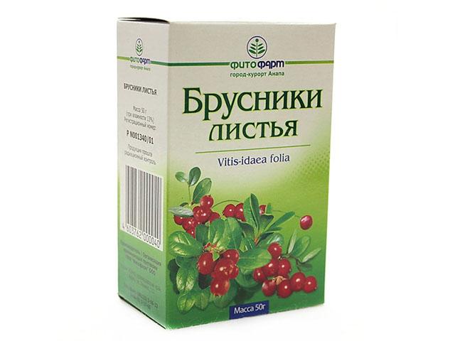 консумед брусники листья 50г.