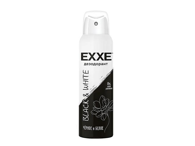 exxe женский дезодорант черное и белое black & white, 150 мл (спрей) 4394