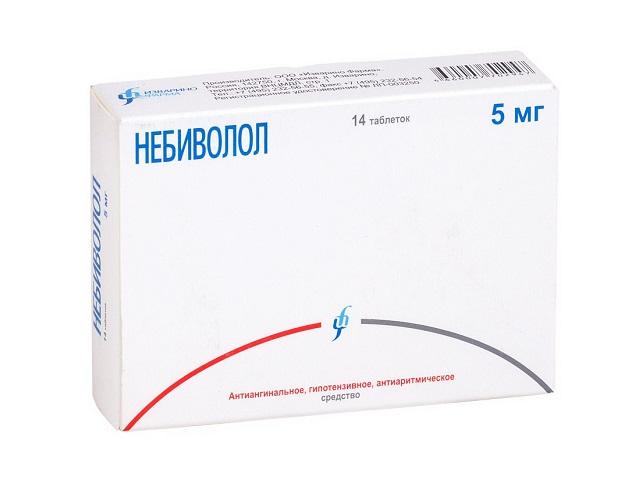 небиволол 5мг. №14 таб. /изварино/