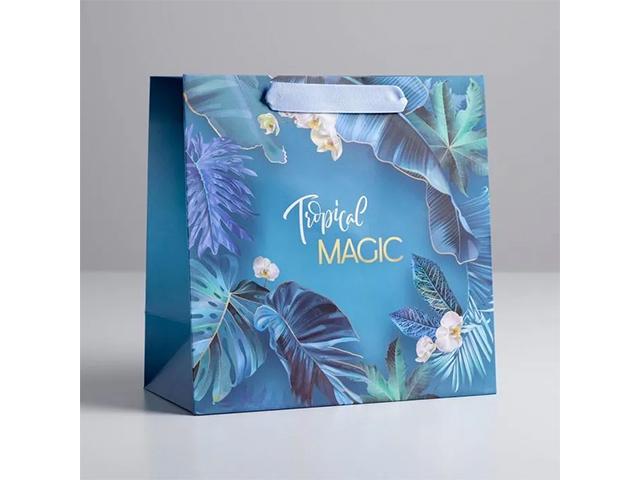 *пакет ламинированный квадратный "magic", 22 х 22 х 11 см. 5226233