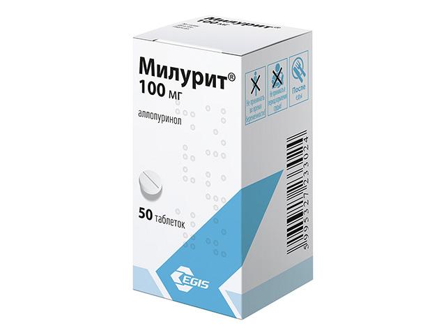 милурит 100мг. №50 таб. 3024
