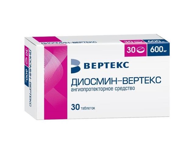 диосмин 600мг. №30 таб. п/о /вертекс/