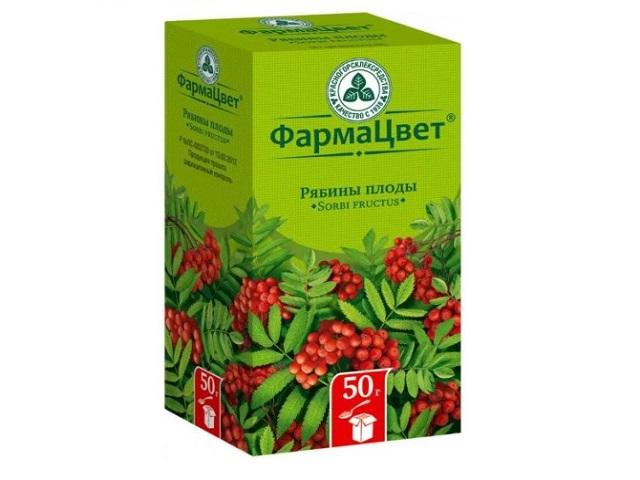 рябины плоды 50г. /красногорск/