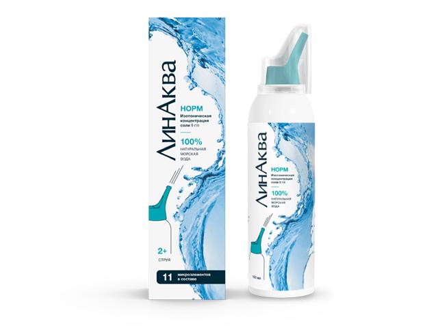 линаква норм ср-во д/промывания носа 0,9% 150мл.