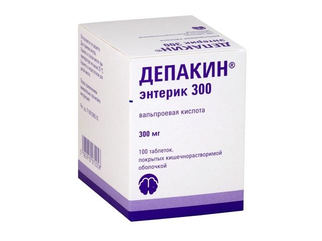 депакин энтерик 300мг. №100 таб. 7974