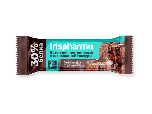ирисфарма батончик протеиновый 30% брауни 40г.(irispharma)