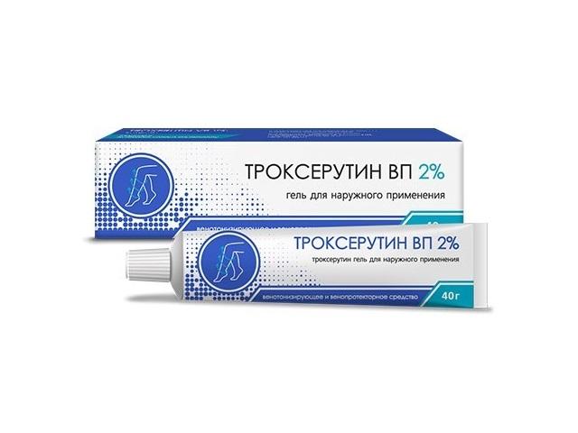 троксерутин вп 2% 40г. гель д/наруж. прим. 4994