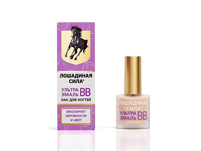 лошадиная сила лак д/ногтей ультра эмаль вв (с маслом авокадо) 10 мл