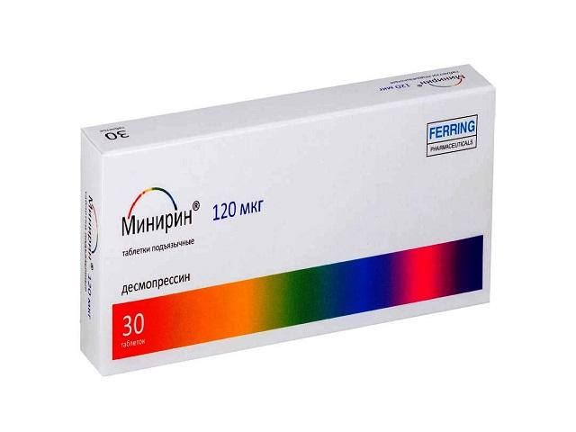 минирин 120мкг. №30 таб. подъяз.