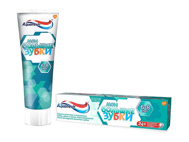 аквафреш зуб.паста мои большие зубки юниор 6+ 50мл. [aquafresh]