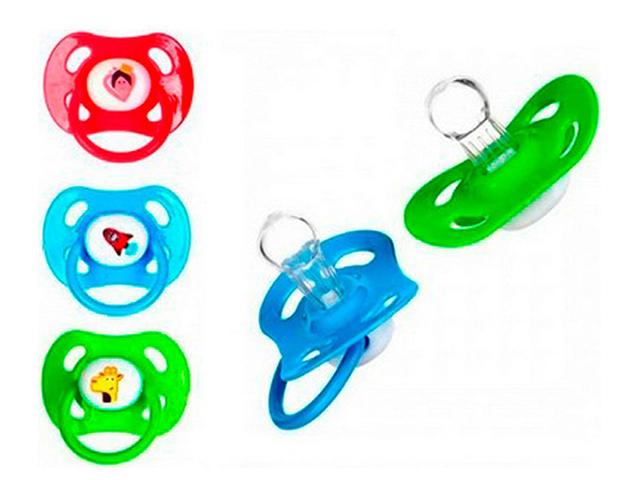 бусинка пустышка силик. с кольцом 0-6мес. /арт.410/